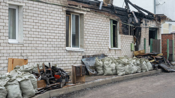 Professional Emergency Fire Cleanup technician working in Sassamansville, PA